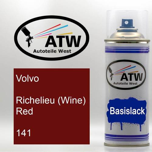 Volvo, Richelieu (Wine) Red, 141: 400ml Sprühdose, von ATW Autoteile West.
